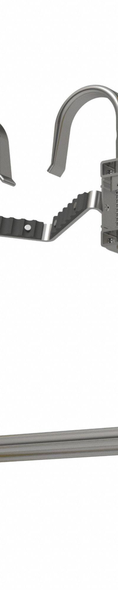 WERNER Extension Ladder: 24 ft Ladder Size - Leg Leveling Non-Conductive Fiberglass Extension Ladders