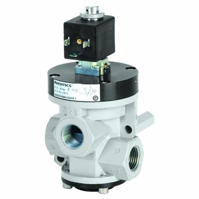 AVENTICS Solenoid Air Control Valve: Three-Way / Two-Position, Female 3/4 in NPT - Aventics Inline Poppet Valves