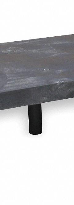 STRUCTURAL PLASTICS Dunnage Rack: Assembled, Snap-Together, 12 in x 24 in x 36 in, Polyethylene (MPN DT3624). Key specifications — Color: Black; Brand: STRUCTURAL PLASTICS; Material: Polyethylene; Assembled: Assembled; Method of Construction: Snap-Together; Included: Shelf.