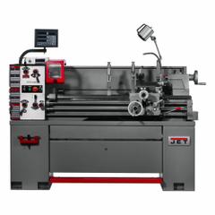 JET Lathe: EVS-1440, 14" x 40", 3 hp, 230V AC, w/ DRO/Stand (MPN 311448). Key specifications — attr1099133: Variable; attr1090240: JET; attr1090276: D1-4 Camlock; attr1090285: MT3.