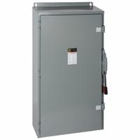 SQUARE D Safety Switch: Fusible, 600 A, Three Phase, 600V AC, Galvanized Steel, Indoor/Outdoor (MPN H366NAWK). Key specifications — Brand: SQUARE D.