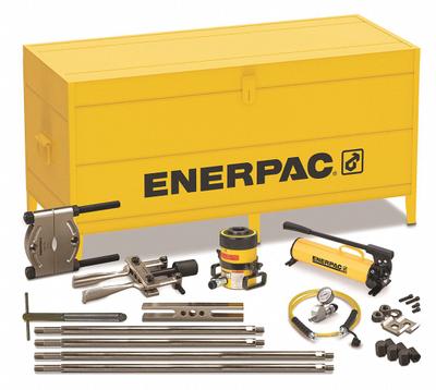 ENERPAC Hydraulic Puller Set: 12.5 ton Capacity with Attachments - Ram Puller Sets