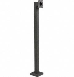 PEDESTAL PRO Low Profile Pedestal: 42 in Overall Ht, Black, Pedestal, 4 in x 5 in, Black (MPN 42-2LP). Key specifications — attr193630: PEDESTAL PRO; attr982335: Carriage Bolt Hardware; attr982316: Black; attr982338: Affix Card Readers; attr982348: Powder Coated; attr982331: Carbon Steel; attr1022512: Pedestal.