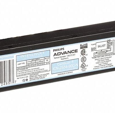 ADVANCE Fluorescent Ballast: 120 to 277V AC - Programmed Rapid Start Electronic Fluorescent Ballasts