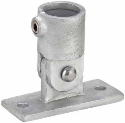 APPROVED VENDOR Structural Pipe Fitting: Swivel Flange, Adj Flange, 1 in For Pipe Size - Cast Iron Mounts