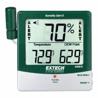 EXTECH Digital Hygrometer: 10%to 99% Humidity Range, Humidity, Cabled Sensor (MPN 445815-NIST). Key specifications — Primary Scale: Humidity; Secondary Scale: Dew Point/Temperature; Display Type: Digital; Brand: EXTECH.