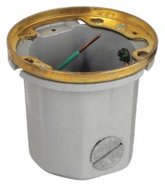 HUBBELL WIRING DEVICE-KELLEMS Floor Box: Round, (2) 1/2 in/(2) 3/4 in For Conduit Sizes, Box Only (MPN B2588275). Key specifications — For Conduit Sizes: (2) 1/2 in; Brand: HUBBELL WIRING DEVICE-KELLEMS; Includes Cover: Box Only.