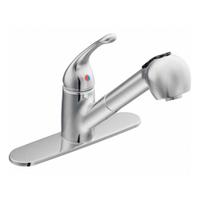 CFG Pull Out Kitchen Faucet: Capstone, Brass, Single-Post, Deck, 1 Mounting Holes, 1.5 gpm Flow Rate (MPN CA40519). Key specifications — Series: Capstone; Brand: CFG.