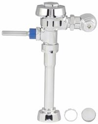 SLOAN Manual Flush Valve: Royal®, Exposed, Top, 1 gpf Gallons per Flush, 14 1/2 in Rough-In (MPN 3912430). Key specifications — Spud Location: Top.