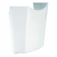 TRUEBRO Lavatory Shield: PVC, White, 3/32 in Nominal Wall, 16 in Overall Wd, 10 in Overall Lg (MPN 82202). Key specifications — For Use With: Faucet Connection.