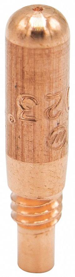 MILLER ELECTRIC Contact Tip: AccuLock MDX, 0.023 in, 10 PK (MPN T-M023). Key specifications — attr30107: AccuLock MDX; attr30119: Threaded; attr30099: T-M023; attr30113: AccuLock MDX; attr30102: MILLER ELECTRIC; attr59181: 0.023 in.