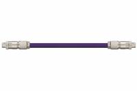 READYCABLE Ethernet Cable: Cat5e, M12 Male Straight x M12 Male Straight, 100 ft Lg, PUR, Purple, X (MPN CAT9421013-100). Key specifications — Brand: READYCABLE; Cable Jacket Color: Purple; End 1 Coding: X; End 2 Coding: X; Performance Category: Cat5e.