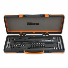 BETA Ball Bearing Extractor Set: External/Internal, 23 Pieces, Metal storage case (MPN 1547/C6). Key specifications — attr664048: BETA; attr798126: Metal storage case.