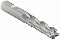 CLEVELAND Roughing End Mill: Cobalt, 4 Flute, Coarse Pitch, 3/8" Mill Dia, 1-1/2" LOC, 3-1/4" OAL (MPN C31179)