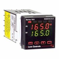 DWYER Temperature Controller: 16A, 1/16 DIN Size, RTD/Thermocouple, 100 to 240V AC, 14°F to 131°F (MPN 16A2130). Key specifications — Brand: DWYER; Alarms: Relay, 3A, SPST; Control Mode: PI or PID Manual Tune; Current: 3 A; Display Type: Digital; Input Voltage: 100 to 240V AC; Output: Relay; Product Type: Temperature Controller.