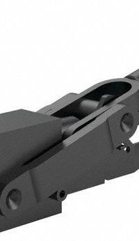 DE-STA-CO Straight Line Clamp: Solid Base Mounting, Locking Horizontal Handle, 1.15 in Arm Lg, Steel (MPN 5131-BR). Key specifications — Plunger Thread: 5/16-18; Recommended Spindle Model No.: 461203; Brand: DE-STA-CO.