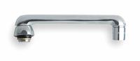 CHICAGO FAUCETS Spout: Spout, Straight, Swivel Spout, Brass, Polished Chrome, 2.2 gpm Flow Rate (MPN S6JKABCP). Key specifications — Includes: Mounting Hardware; Product Type: Spout; Spout Style: Swivel; Body Material: Brass; Color/Finish: Polished Chrome; Brand: CHICAGO FAUCETS.