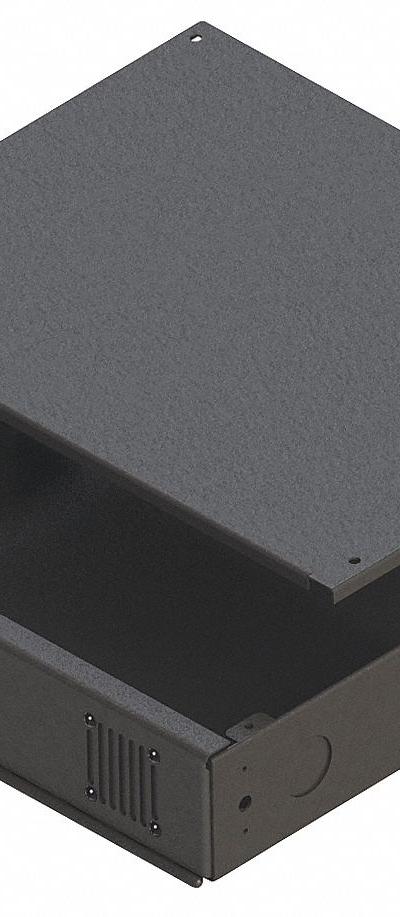 VIDEO MOUNT PRODUCTS DVR Lockbox: 3 in Overall Ht - Video Surveillance Enclosures