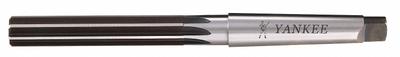 YANKEE Chucking Reamer: 0.75 in Dia, 3/4 in, Straight Flute, High Speed Steel - Morse Taper-Shank Straight-Flute High-Speed Steel Chucking Reamers