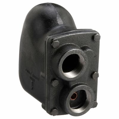 BELL & GOSSETT Steam Trap: Cast Iron, 1 1/2 in FNPT, 7,000 lb/hr, 30 psi Max., 377°F Max. - Cast Iron C-Pattern Float & Thermostatic Steam Traps
