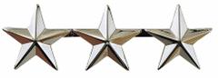 HEROS PRIDE Metal Rank Insignia: (3) Stars, 5/8 in, Silver, Metal, Clutch Pin, Rank Insignia, 1 PR (MPN 4492N). Key specifications — attr1074238: Clutch Pin; attr188498: 5/8 in; attr188499: Silver; attr188500: Metal; attr188503: (3) Stars; attr193746: HEROS PRIDE.