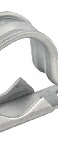 Clamp Back and Straps, Universal One-Piece: 1 1/2 in_1 1/4 in Trade Size, Stainless Steel (MPN UCSS125150). Key specifications — Finish: Stainless Steel; Color: Silver; Compatible Conduit Type: Schedule 40; Material: Stainless Steel; Brand: BRIDGEPORT FITTINGS.