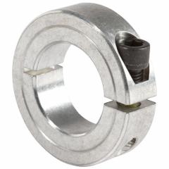 CLIMAX METAL PRODUCTS Shaft Collar: 1-Piece, Inch, Round, Clamp-On, 1 1/4 in Bore Dia, Aluminum (MPN 1C-125-A). Key specifications — attr85402: CLIMAX METAL PRODUCTS; attr666006: Inch.