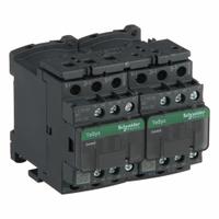 SCHNEIDER IEC Magnetic Contactor: Reversing, 3 Poles, 3NO Contacts, 18 A, 24V DC Coil (MPN LC2D18BD). Key specifications — Brand: SCHNEIDER; Integrated Surge Suppression: Yes.