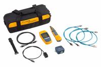 FLUKE NETWORKS Cable Network Tester: MicroScanner, Industrial Network Pro Kit with IntelliTone Probe (MPN MS-POE-IE-KIT). Key specifications — Manufacturer Part Number: MS-POE-IE-KIT; Alert Type: Digital Display; Compatible Cable Type: Twisted Pair; Data Safe Monitor: Yes; Display Screen Type: LCD with Backlight; Includes: Duffle Bag Carrying Case; Product Type: Cable Network Tester; Calibration Certificate: Not Included.