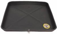 DIVERSITECH Condensate Drain Pan: Plastic, 50 in L x 29 in W x 2 in D, Long Side Discharge (MPN 6-2748L). Key specifications — Brand: DIVERSITECH; Color: Black.