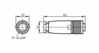IFM 7/8 in Circular Connector: A Coded, 7/8 in Female Thread with Straight Connection, IP67 (MPN L34115). Key specifications — Coding: A; Connection Type: Gold-Plated Contacts; IP Rating: IP67; Brand: IFM.