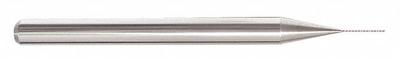 APPROVED VENDOR Square End Mill: Carbide, 4 Flute, 3/32" Mill Dia, 1/2" LOC, 2-1/2" OAL (MPN 251-002040) - Pencil-Neck Carbide Square End Mills
