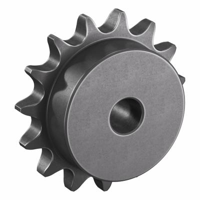 TRITAN Sprocket: One-Sided Hub, For Single Strands, 60, 15 Teeth, 3.608 in Pitch Dia - Size 60 Plain-Bore Roller Chain Sprockets
