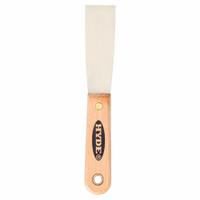 HYDE Putty Knife: Bld. Mat. Carbon Steel, Hdl. Mat. Hardwood, Bld. Shp. Straight (MPN 07010). Key specifications — attr1004888: HYDE; attr1029665: Full.