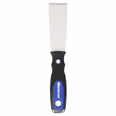 WESTWARD Putty Knife: Bld. Mat. Stainless Steel, Hdl. Mat. Polypropylene/TPR/Steel - Standard Scrapers