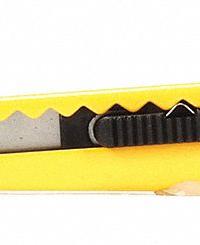 ABILITY ONE Utility Knife: 5 1/2 in Overall Lg, Plain, 13 Segments, 0 Blades Stored, Black, Metal (MPN 5110-01-621-5253). Key specifications — attr307932: Plain; attr307935: Black; attr307939: Metal; attr307957: Straight; attr324893: ABILITY ONE.