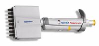 EPPENDORF Multichannel Pipettor: 12 Channels, 100 ul Capacity - Max, 0.1 ul Volume Increments (MPN 3125000044). Key specifications — Color: Yellow; Brand: EPPENDORF; Pipetter Type: Manual Adjustable Volume; Autoclavable: Autoclavable; Product Type: Multichannel Pipettor.
