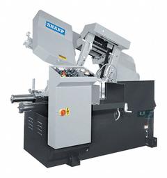 SHARP Band Saw: Horizontal, 220V AC, 13 in x 12 in, 50 to 330 SFPM, 0°, 17.0 A, 3 Phase (MPN SW-120A). Key specifications — attr312952: 0°; attr312955: Horizontal; attr312950: 13 in x 12 in; attr312951: 50 to 330 SFPM; attr312953: 17.0 A; attr312954: 3; attr325082: SHARP.