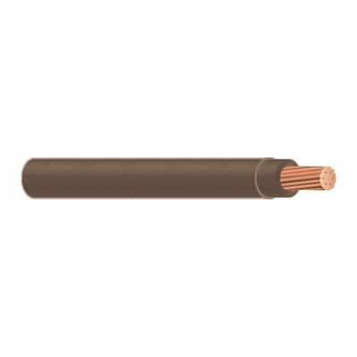 APPROVED VENDOR Building Wire: Copper, 14 AWG, 1 Conductors, Stranded, Brown, 1,000 ft Lg - Copper THHN/THWN-2 Building Wires