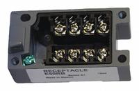 EATON Limit Switch Receptacle: EN50041 Body, 2 Mounting Holes, 2NO/2NC, Metallic (MPN E50RB). Key specifications — attr1019579: Screw Terminal; attr1018601: E50; attr1018605: 1/2"-14; attr211338: EATON; attr1027426: NPT; attr1038844: Metallic.