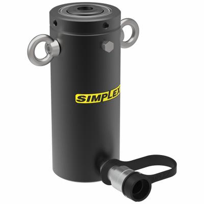 SIMPLEX Lock Nut Hydraulic Ram: 35 ton Nominal Capacity, 6 in Nominal Stroke Lg - General Purpose Lock Nut Rams