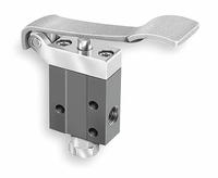 PARKER Manual Air Control Valve: DirectAir 2, Three-Way / Two-Position, Lever, 1/8 in Female NPT (MPN 404711000). Key specifications — attr1084737: Aluminum; attr1084778: Poppet; attr1084767: DirectAir 2; attr1084731: 404711000; attr1084739: PARKER; attr1084765: Spring Return; attr1084768: DirectAir 2; attr1084774: Normally Open/Normally Closed.