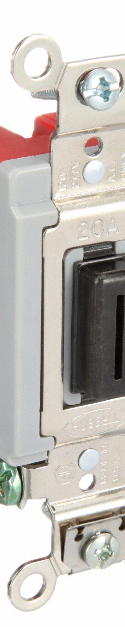 HUBBELL Wall Switch: Toggle Switch - Toggle Wall Switches