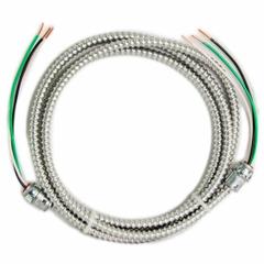 SOUTHWIRE Metal Clad Whip: 12 AWG, 2 Conductors, Copper, 15 ft, Aluminum, Std, Snap In, THHN/THWN (MPN 56482501). Key specifications — Whip Fitting Type: Snap In; Brand: SOUTHWIRE.