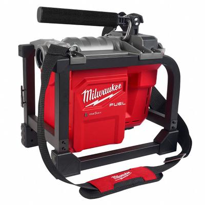 MILWAUKEE Sectional Drain Cleaning Machine: Cordless, M18, 6 in Max. Pipe Dia. - Milwaukee Cordless Sectional Machines