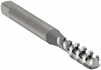 OSG Spiral Flute Tap: #4-40 UNC, H2 / 2B-3B, 2 Flute, Bottoming Chamfer - General Purpose Spiral-Flute Taps