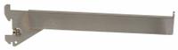 ECONOCO Straight Arm: Single, 2 in Slot Spacing, 1 in Slot Lg, 1/4 in x 12 in x 3 in, Satin-Chrome (MPN RR/12-SC). Key specifications — Product Type: Rectangular Faceout; Color: Silver; For Display Type: Heavy-Duty 1/8 in Thick Recessed Standards; Material: Steel; Duty Rating: Heavy Duty; Brand: ECONOCO; Finish: Satin-Chrome; Mounting Type: Hanging.