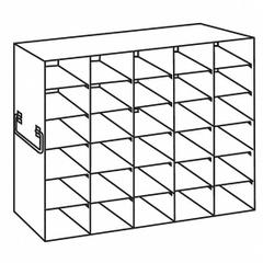 Upright Freezer Rack: 18 1/2 in Overall Lg, 5 3/4 in Overall Wd, Stainless Steel, Handles (MPN 0440240). Key specifications — Includes: Handles; Material: Stainless Steel; Product Type: Upright Freezer Rack; Brand: COLE-PARMER.