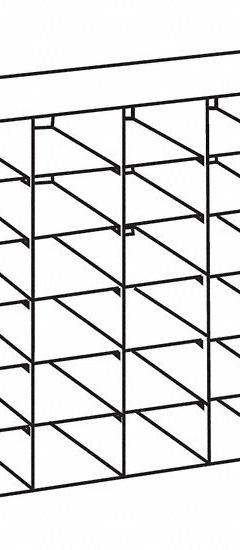 Upright Freezer Rack: 18 1/2 in Overall Lg, 5 3/4 in Overall Wd, Stainless Steel, Handles (MPN 0440240). Key specifications — Includes: Handles; Material: Stainless Steel; Product Type: Upright Freezer Rack; Brand: COLE-PARMER.