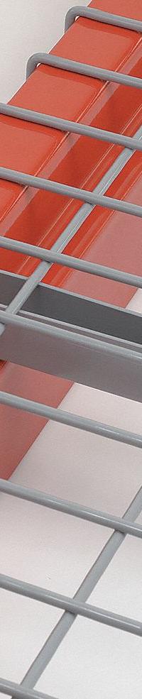 NASHVILLE WIRE Pallet Rack Decking: 52 in x 36 in, Waterfall, Std Wire Decking, 6 ga Decking, Gray (MPN D3652AA3B1). Key specifications — Wire Decking Style: Standard; Finish: Powder Coated; Brand: NASHVILLE WIRE; Material: Steel; Decking Edge: Waterfall; Color: Gray.